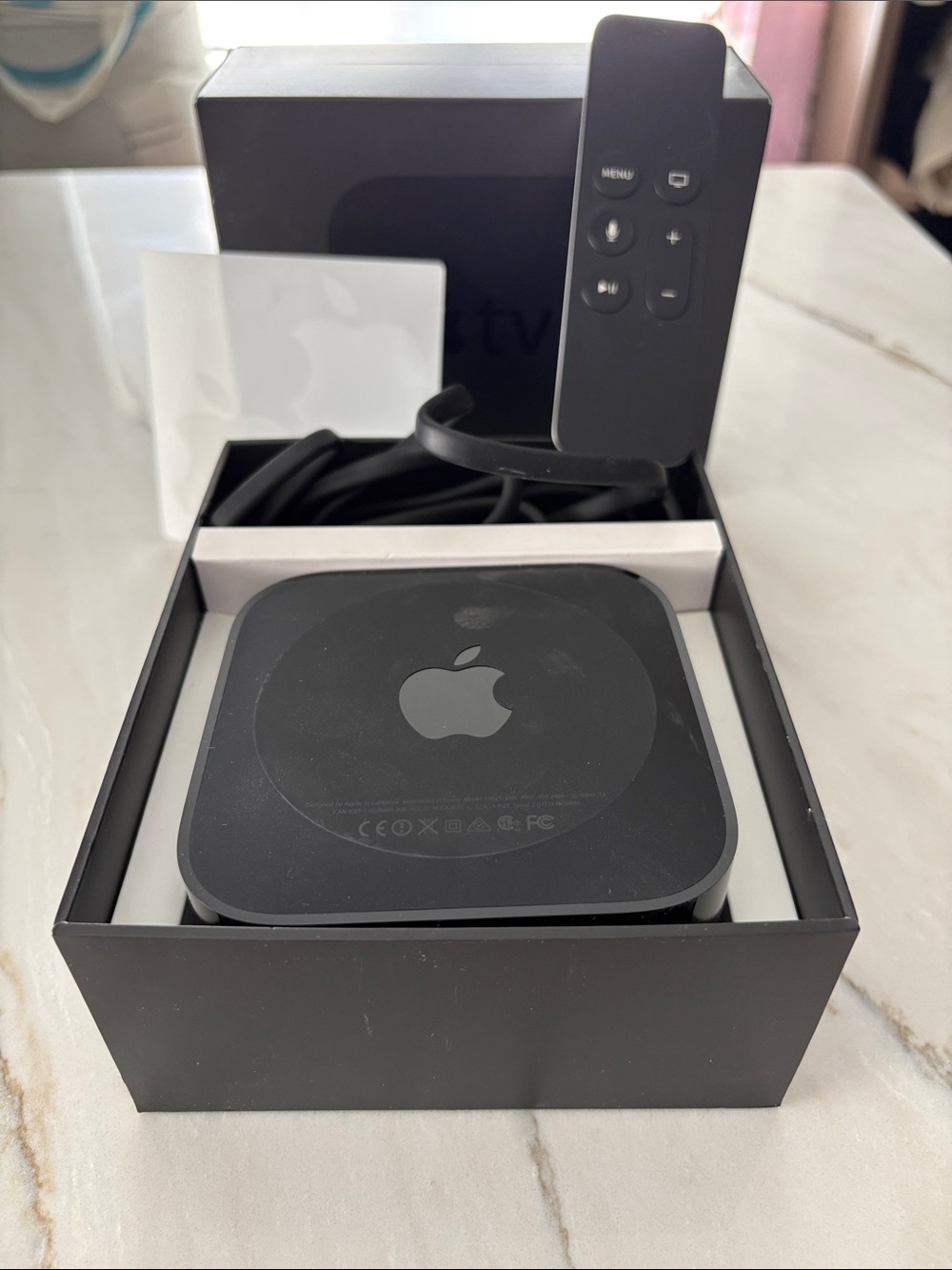 Apple Black Apple TV with Siri Remote